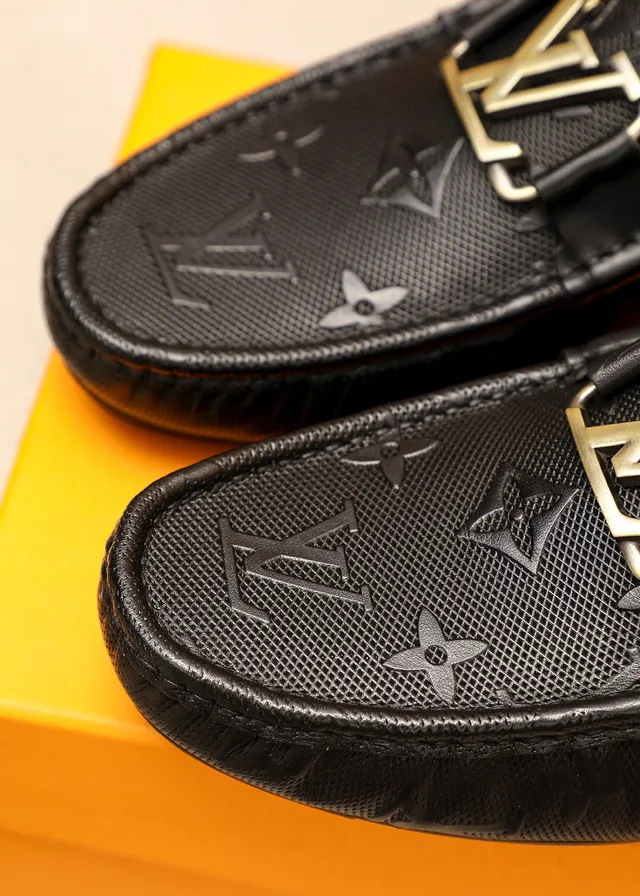 Louis Vuitton Monogram Canvas Gold Buckle Loafer 6