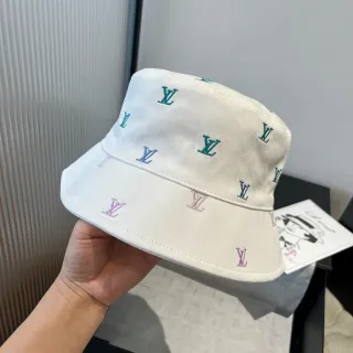 Louis Vuitton Monogram Embroidered Multi-Color Bucket Hat