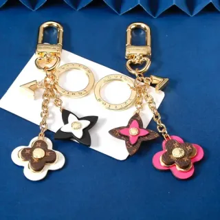 Louis Vuitton Monogram Flower भूरा गुलाबी गोल्ड टोन हार्डवेयर कैनवास फ्लावर्स हैंडबैग
