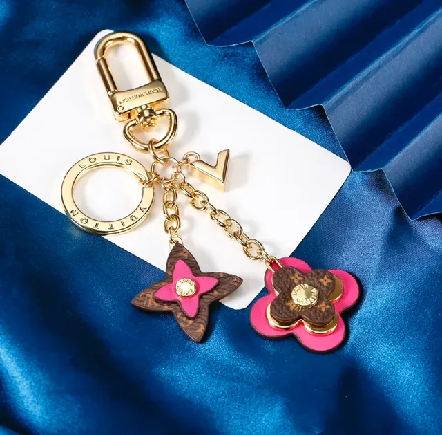 Louis Vuitton Monogram Flower Bolso Marrón Rosa Hardware Dorado Lona Flores 7