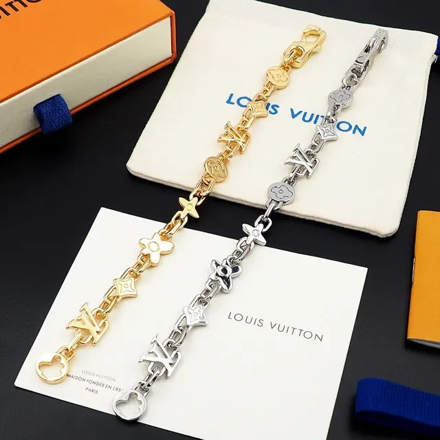 Louis Vuitton Monogram Flower Chain Bracelet 2