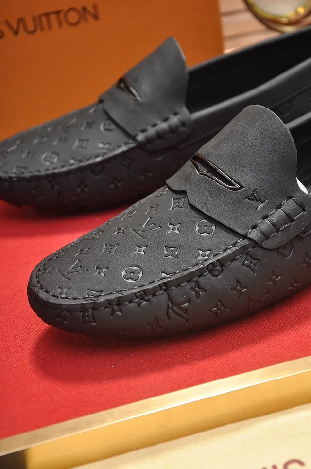 Louis Vuitton Monogram Loafer Black Leather Loafers 2