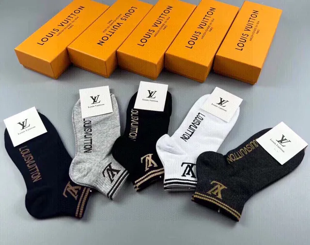 Louis Vuitton Monogram Logo 踝部短袜 9