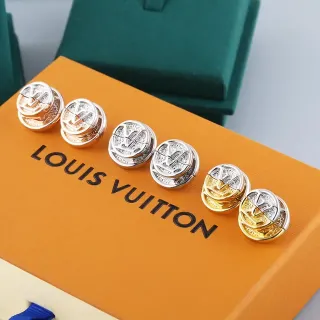 Louis Vuitton Monogram 戒指 金色银色圆形堆叠戒指