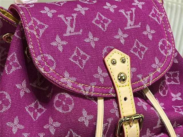 Louis Vuitton Montsouris Monogram Canvas Purple Casual Backpack 4
