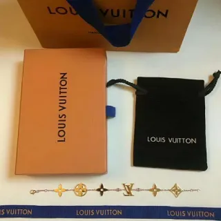 Louis Vuitton Multi-Icon Gold-Tone सلسلة سوار