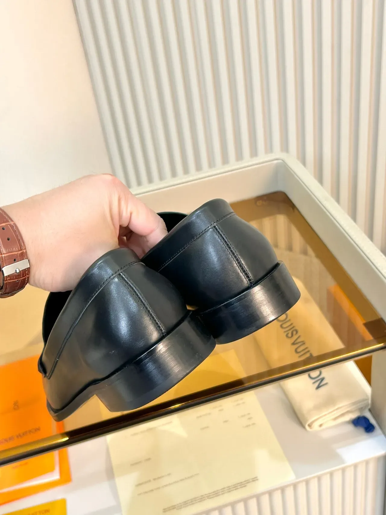 Louis Vuitton Penny Loafer Cuir Noir 3