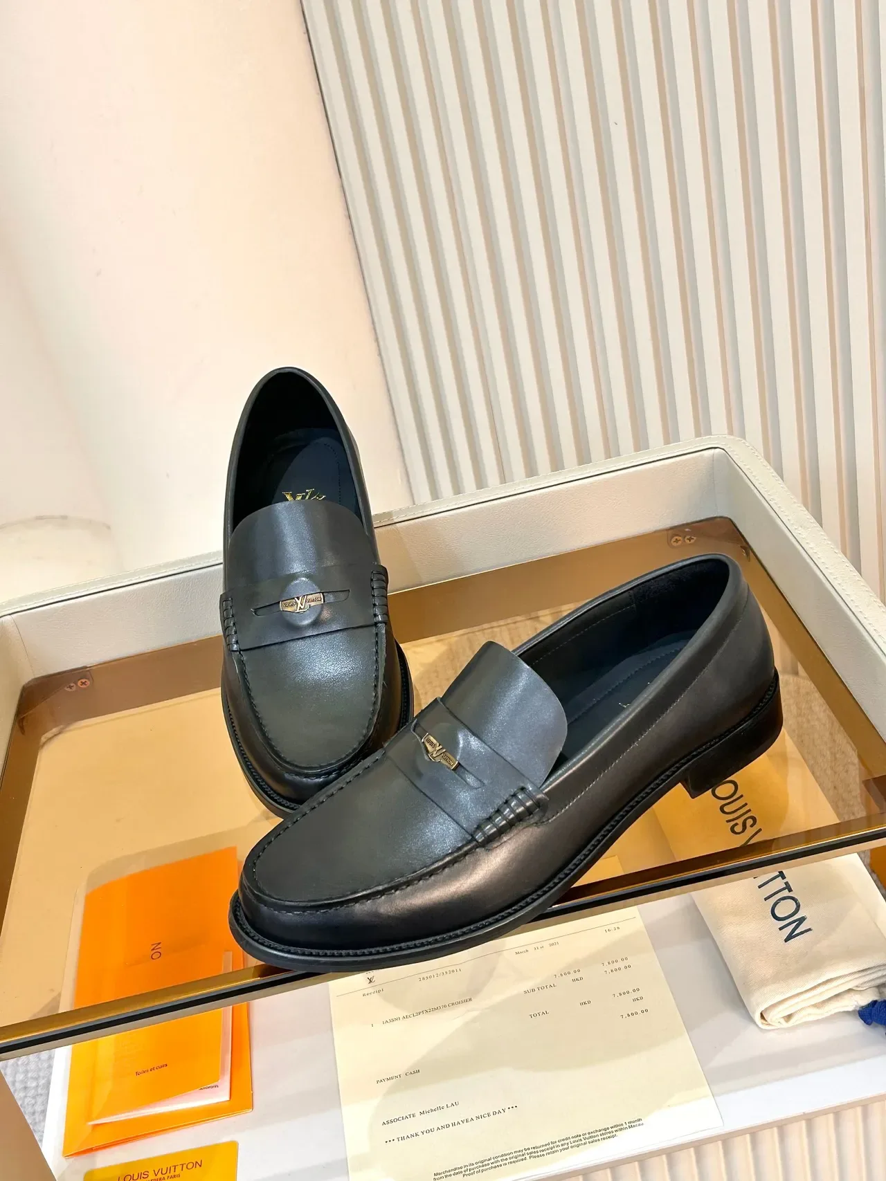 Louis Vuitton Penny Loafer Cuir Noir 4