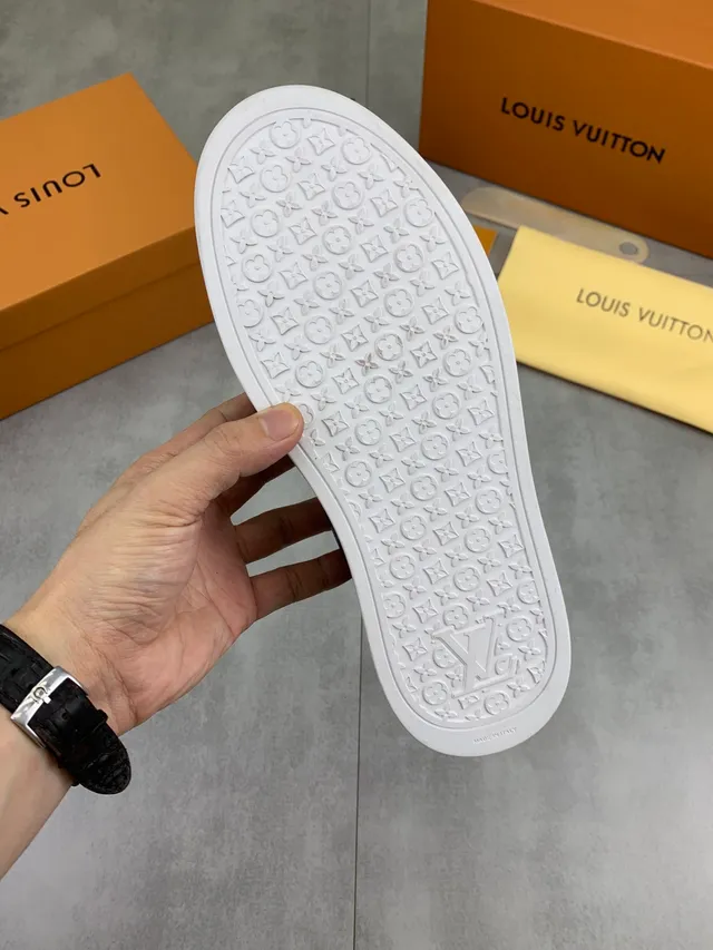 Louis Vuitton Run Away Black White Leather Platform Sole Loafer 2