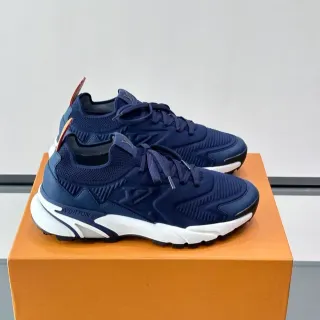 Louis Vuitton Run Away Navy Blue Zapatillas Lifestyle de Punto