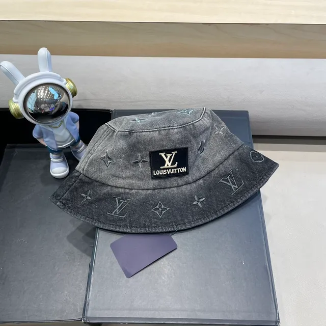 Louis Vuitton دينيم مغسول قبعة دلو 2