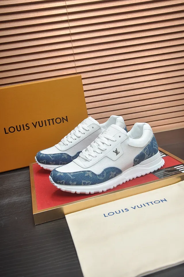 Louis Vuitton 白色蓝色 低帮 混合材质 生活方式运动鞋 4