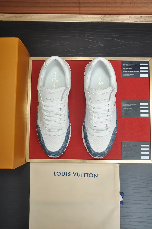 Louis Vuitton 白色蓝色 低帮 混合材质 生活方式运动鞋 5