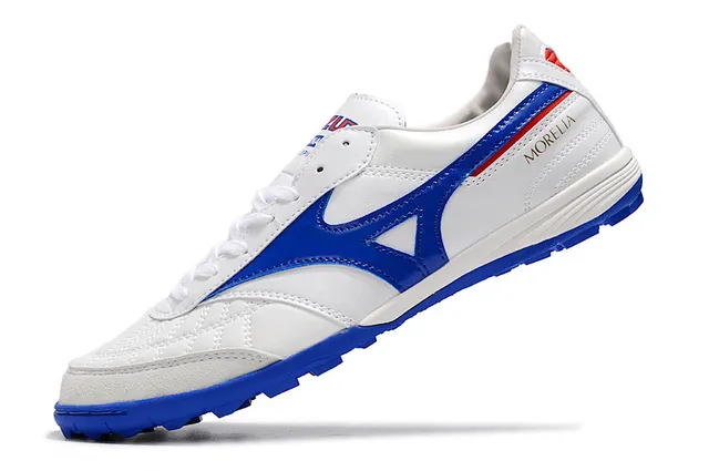 Mizuno Morelia White Blue Red Indoor Soccer Shoes 3