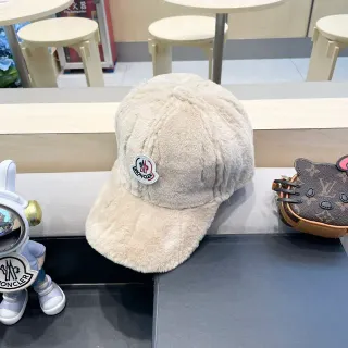 Moncler قبعة بيسبول بيج مخملي