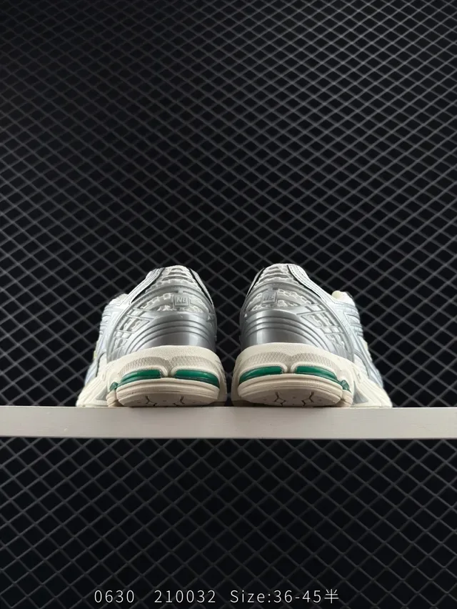 New Balance 2002R White Gray Green Lifestyle Sneakers 3