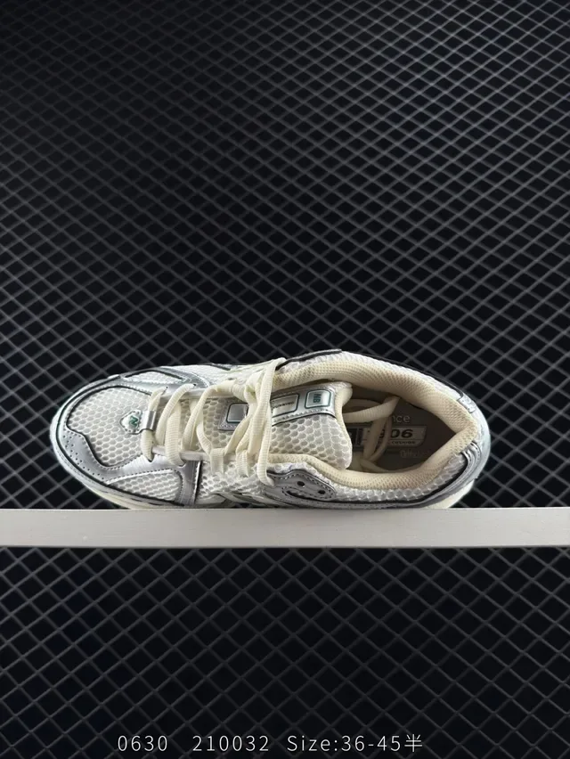 New Balance 2002R White Gray Green Lifestyle Sneakers 4