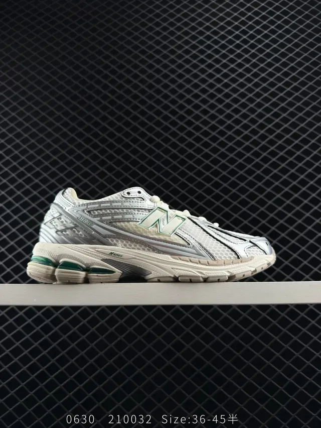 New Balance 2002R White Gray Green Lifestyle Sneakers 6