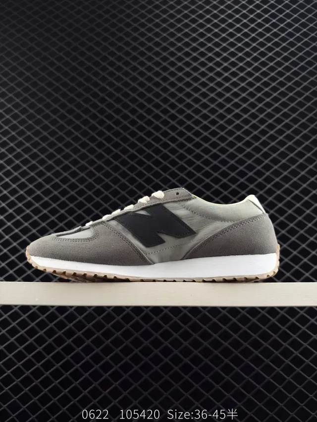 New Balance 471 ধূসর স্যুড-ফ্যাব্রিক রেট্রো লাইফস্টাইল স্নিকার্স 4