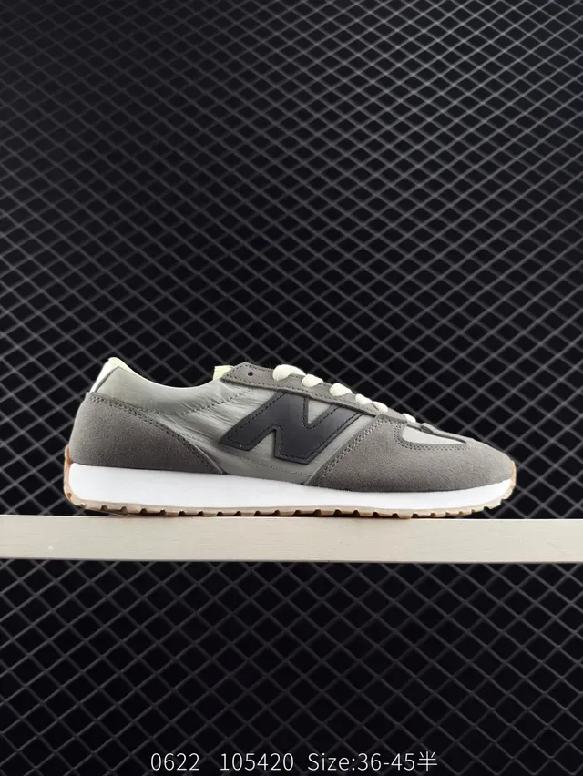New Balance 471 ধূসর স্যুড-ফ্যাব্রিক রেট্রো লাইফস্টাইল স্নিকার্স 5