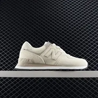 New Balance 574 বেইজ সুয়েড লাইফস্টাইল স্নিকার্স