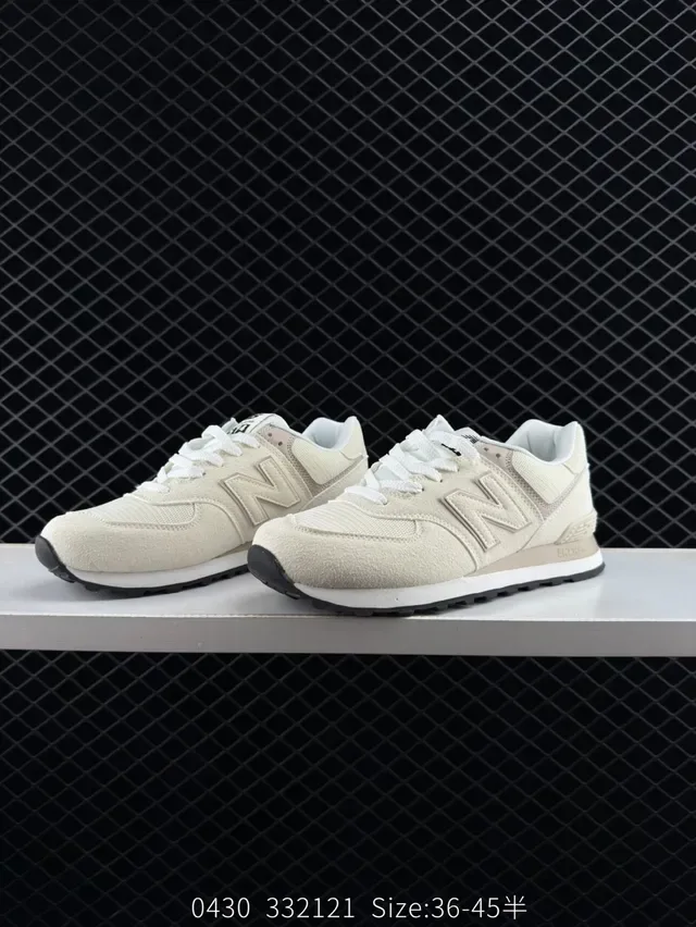 New Balance 574 Zapatillas lifestyle beige de ante 2