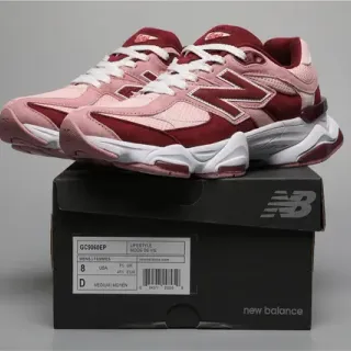 New Balance 9060 বার্গান্ডি এবং পিঙ্ক লাইফস্টাইল স্নিকার্স