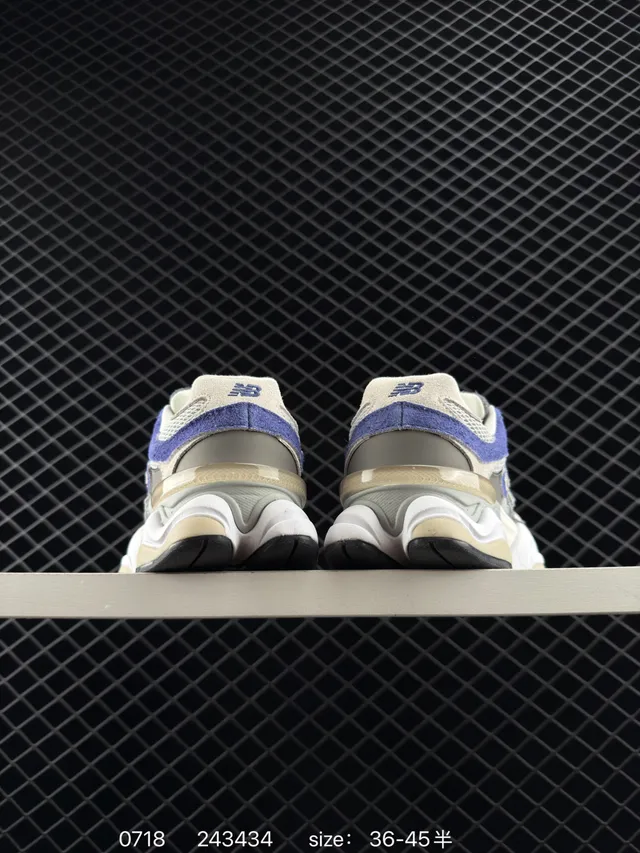 New Balance 9060 ग्रे पर्पल चंकी स्नीकर 3
