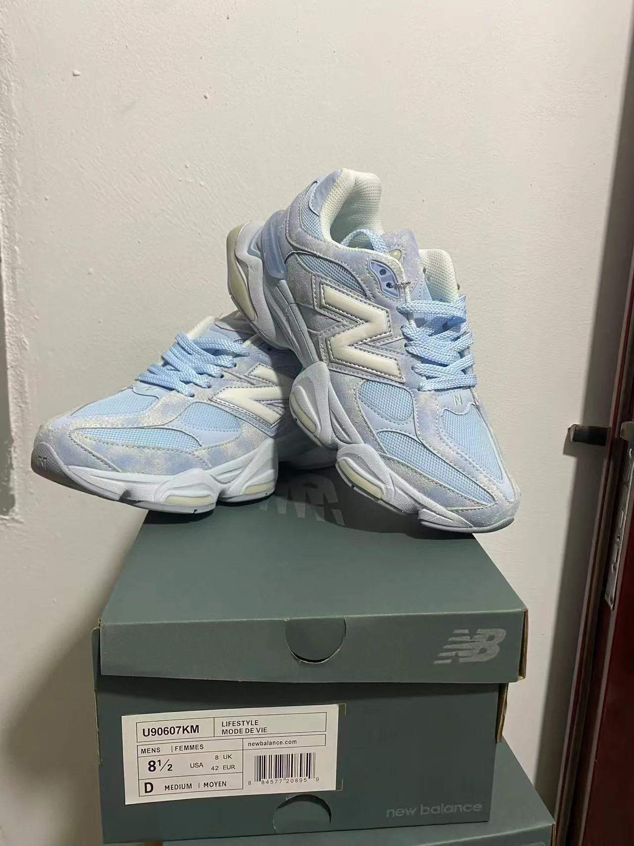 New Balance 9060 Light Blue Chunky Sneakers 2