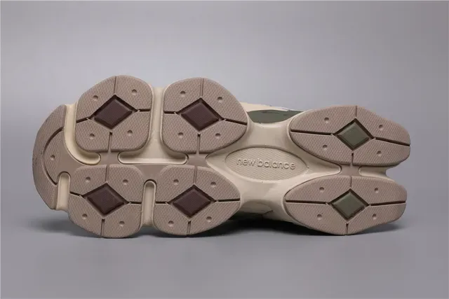 New Balance 9060 Gris Claro Marrón Zapatillas Lifestyle 6