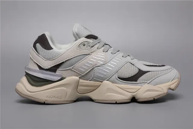 New Balance 9060 Gris Claro Marrón Zapatillas Lifestyle 8