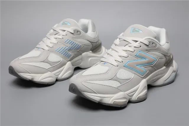 New Balance 9060 हल्का ধূসর ফ্রস্টেড ব্লু লাইফস্টাইল স্নিকার্স 5