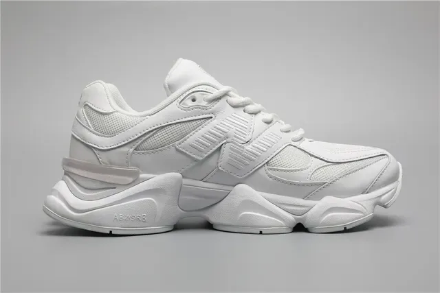 New Balance 9060 Monochromatic White Lifestyle Sneakers 8