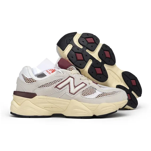 New Balance 9060 Pink Mauve Chunky Sneakers 3
