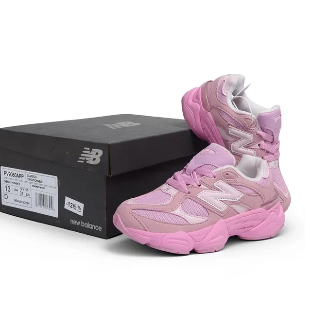 New Balance 9060 Pink Mauve Chunky Sneakers 12