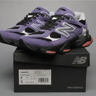 New Balance 9060 বেগুনি কালো সাদা লাইফস্টাইল স্নিকার্স