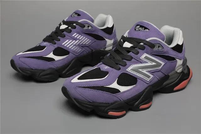 New Balance 9060 বেগুনি কালো সাদা লাইফস্টাইল স্নিকার্স 5