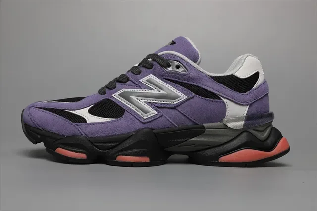 New Balance 9060 বেগুনি কালো সাদা লাইফস্টাইল স্নিকার্স 9