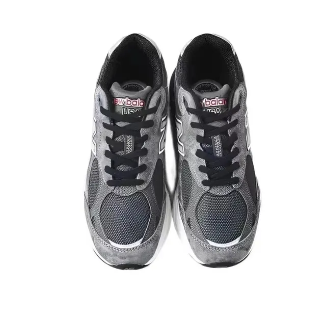 New Balance 990 Chaussures de course mesh et daim gris charbon 4
