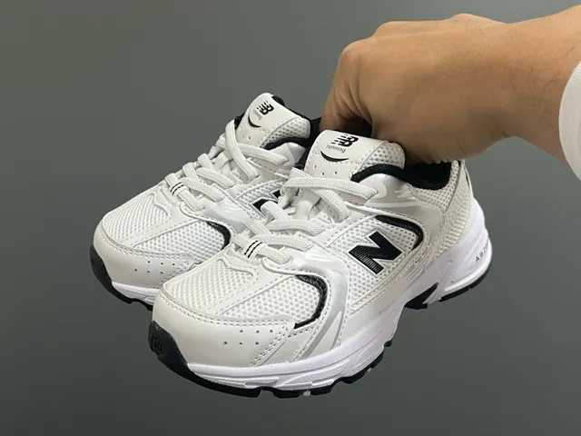 New Balance رمادي بيج ميد سول ألواح متعددة بناء شبكي-سويد حذاء سميك 4