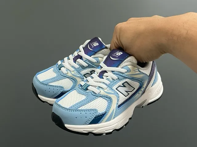 New Balance رمادي بيج ميد سول ألواح متعددة بناء شبكي-سويد حذاء سميك 7