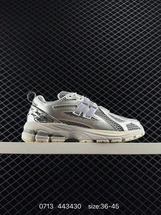 New Balance M1906 Plata Púrpura Metálico Superior Lavanda N Logo Zapatillas Chunky 2