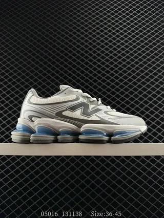 New Balance NB2000 Gray and Blue Chunky Sneakers 2