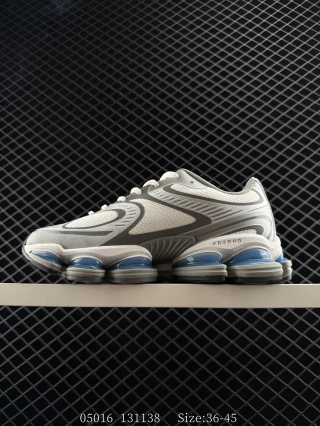 New Balance NB2000 Gray and Blue Chunky Sneakers 8