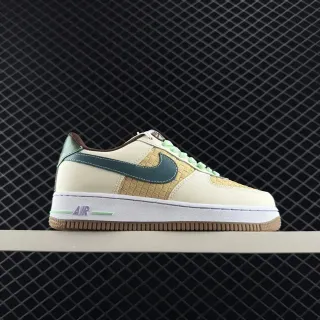 Nike Air Force 1 Low بيج أخضر زيتوني منسوج لايف ستايل سنيكرز