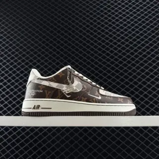Nike Air Force 1 طباعة المونوغرام حذاء أسلوب حياة منخفض