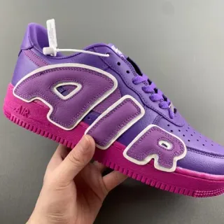 Nike Air Force 1 حذاء رياضي أرجواني ووردي أسلوب حياة