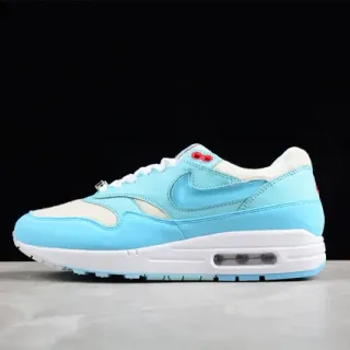 Nike Air Max 1 Sneakers Lifestyle Bleu clair et blanc
