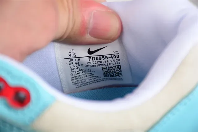 Nike Air Max 1 Sneakers Lifestyle Bleu clair et blanc 3