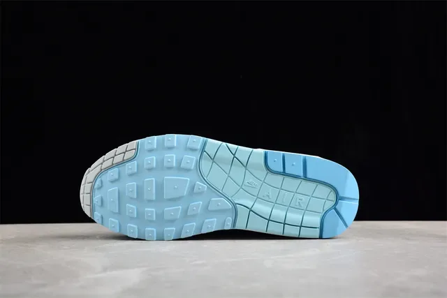 Nike Air Max 1 Sneakers Lifestyle Bleu clair et blanc 13